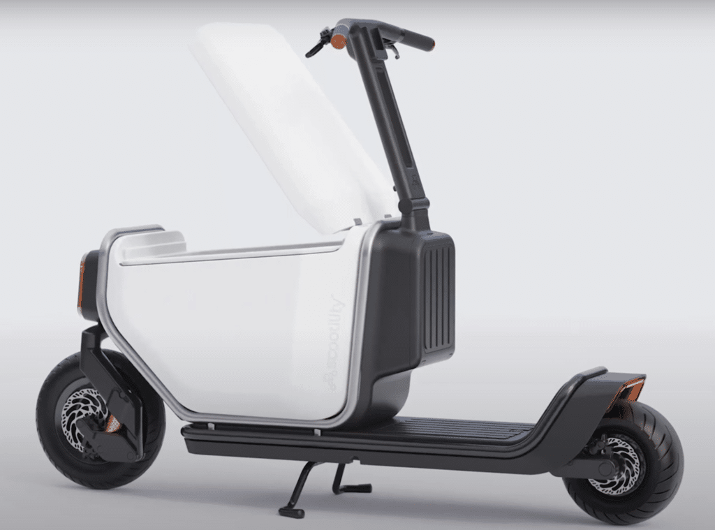 scootility youtility scooter e-scooter electric cargo front opening