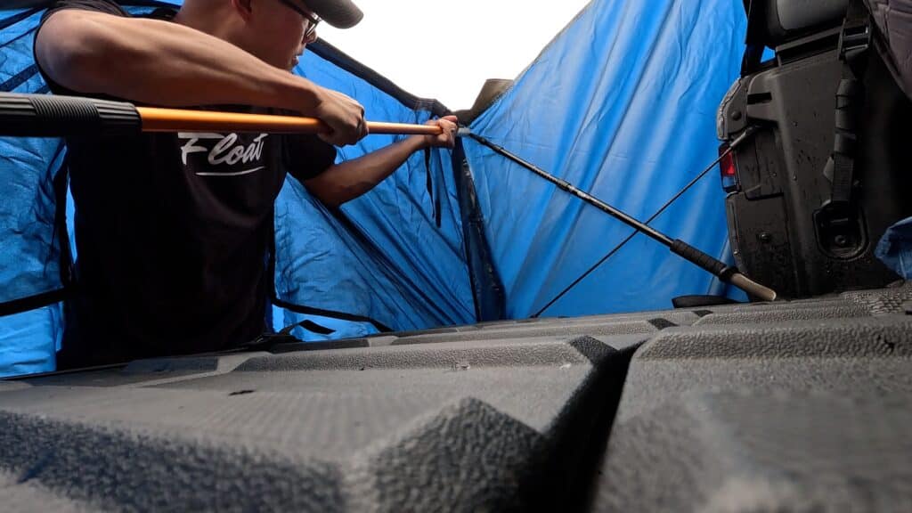 DAC Tent pole setup